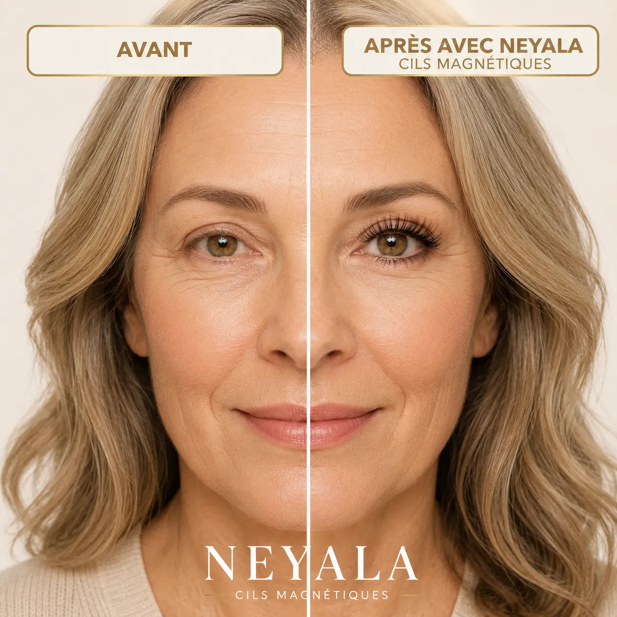 Neyala - Le Kit Cils Magnétiques conçu pour les cils matures