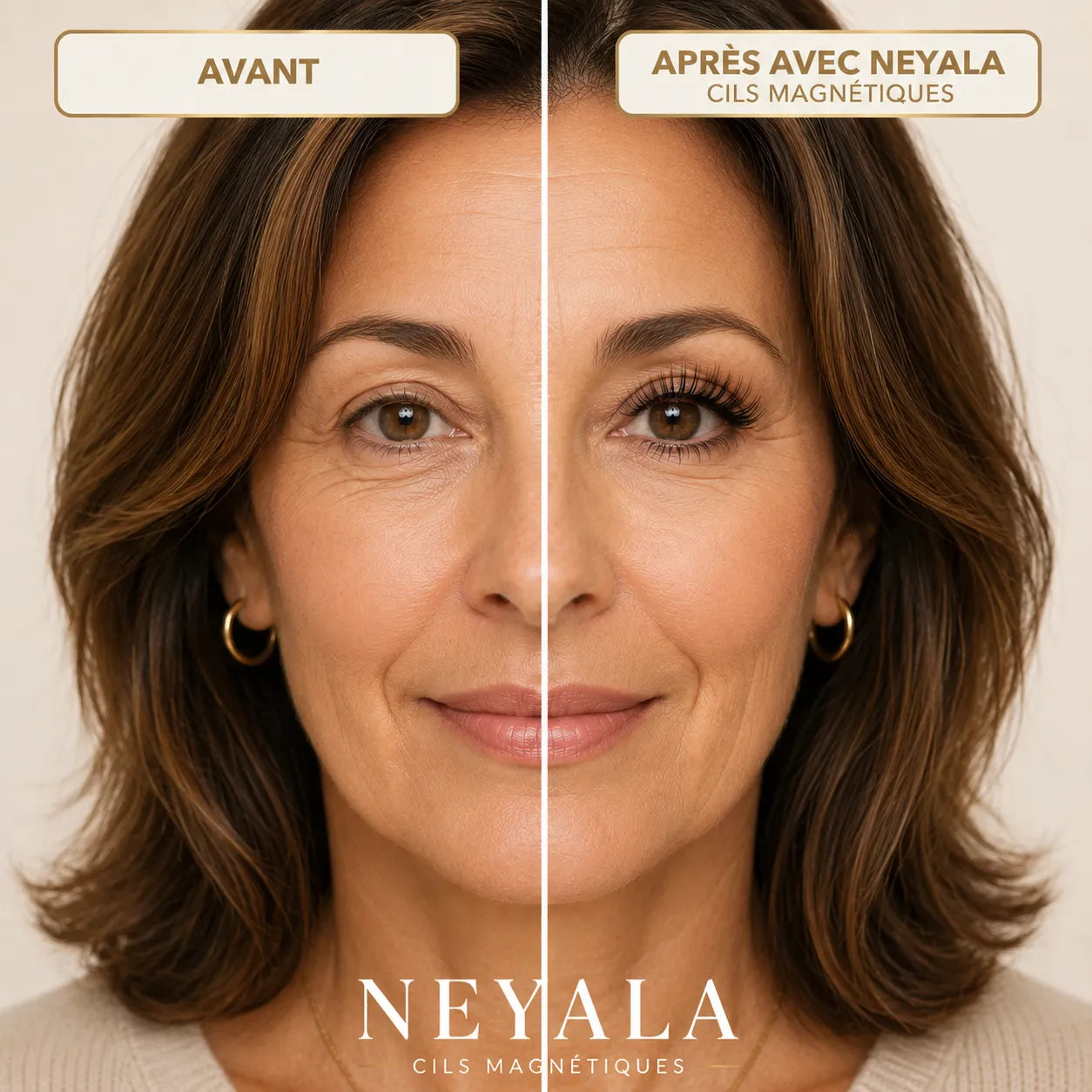 Neyala - Le Kit Cils Magnétiques conçu pour les cils matures