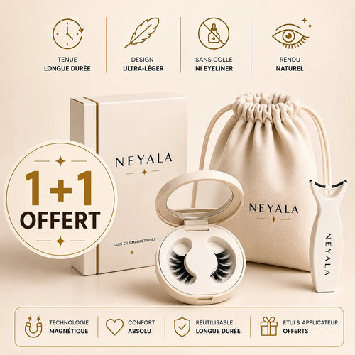 Neyala - Le Kit Cils Magnétiques conçu pour les cils matures