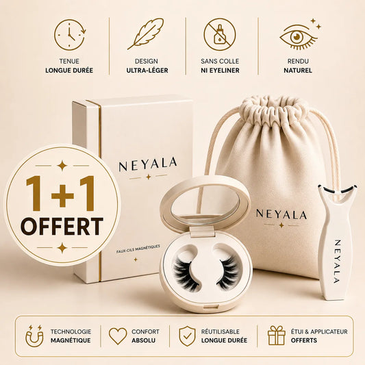 Neyala - Le Kit Cils Magnétiques conçu pour les cils matures